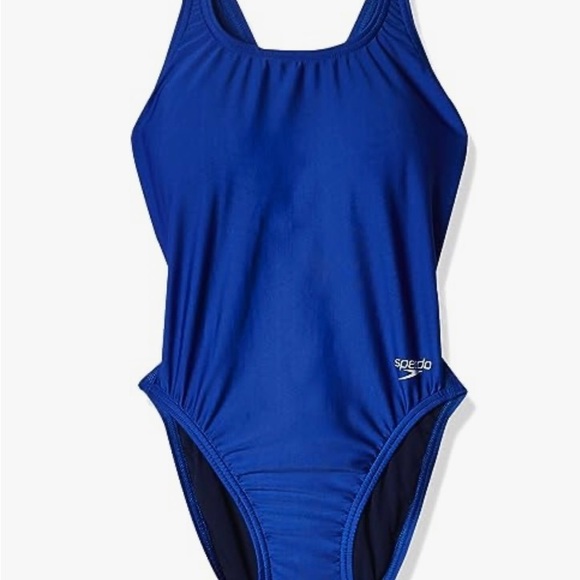 Speedo Women's Navy Blue Swimsuit One Piece. Sz 6/32 - Picture 3 of 7